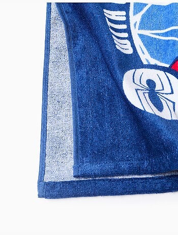 Poncho de plage à capuche en coton avec spider-man