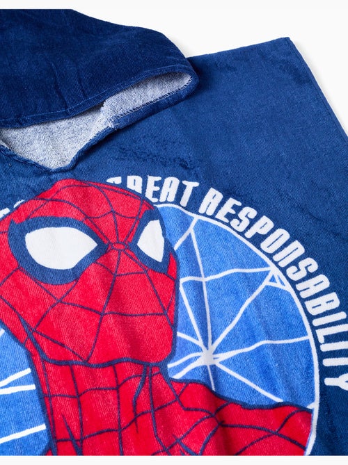 Poncho de plage à capuche en coton avec spider-man - Kiabi Poncho de plage à capuche en coton avec spider-man - Kiabi