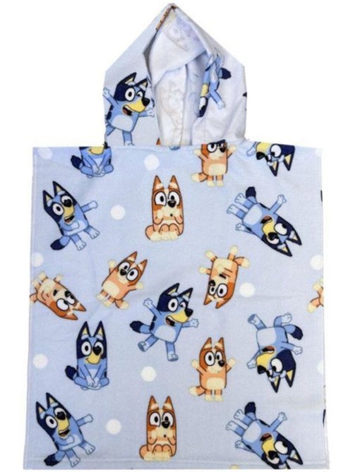 Poncho de plage bluey - cape de bain – serviette séchage rapide 55x115 cm - Kiabi Poncho de plage bluey - cape de bain – serviette séchage rapide 55x115 cm - Kiabi