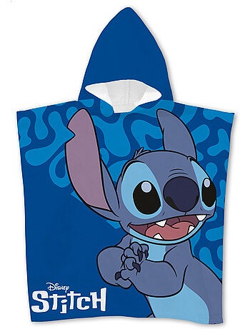 Poncho de Plage Disney Stitch 55x110cm – Capuche – 100% Polyester