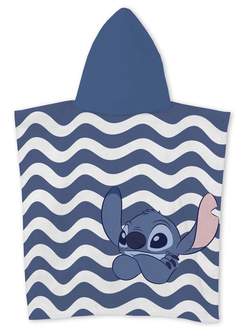 Poncho de Plage Disney Stitch 55x110cm – Surf Vagues Bleu – Capuche – 100% Polyester - Kiabi Poncho de Plage Disney Stitch 55x110cm – Surf Vagues Bleu – Capuche – 100% Polyester - Kiabi