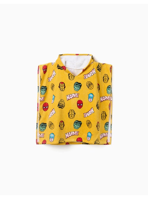 Poncho de plage en coton à capuche et motif Marvel - Kiabi