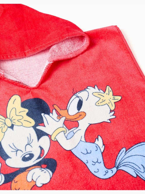 Poncho de plage en coton à capuche Minnie & Daisy - Kiabi