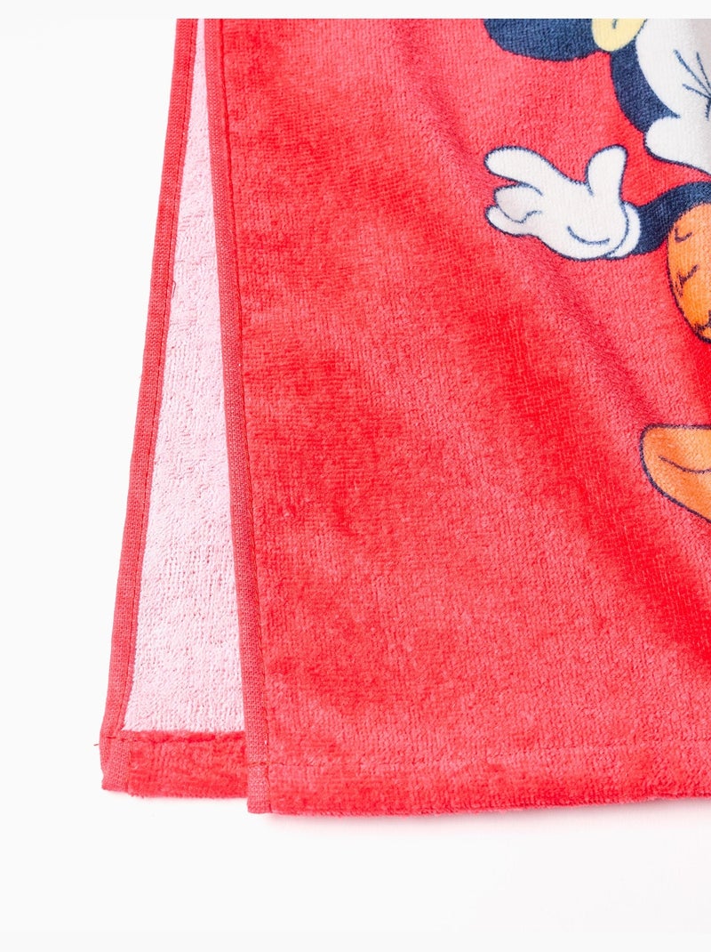 Poncho de plage en coton à capuche Minnie & Daisy Rose - Kiabi