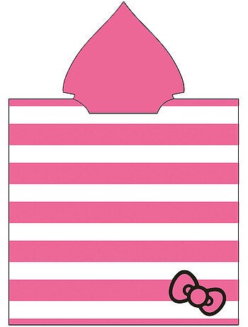 Poncho de Plage Hello Kitty 60x120cm – 100% Polyester