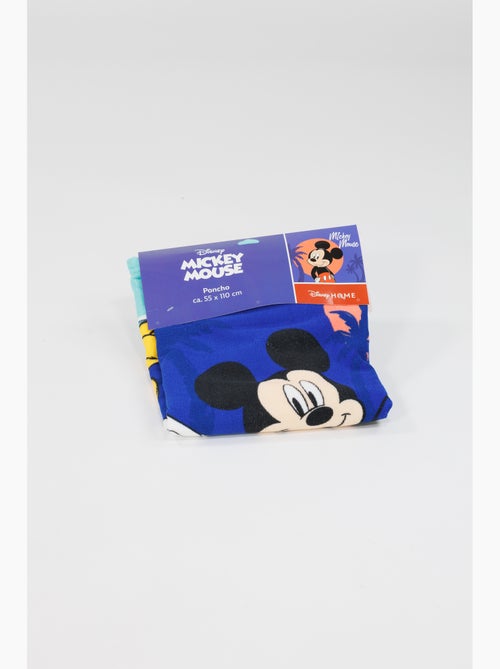 Poncho de Plage Mickey Mouse Disney 55x110cm – Capuche Oreilles – 100% Polyester – Licence Officiell - Kiabi Poncho de Plage Mickey Mouse Disney 55x110cm – Capuche Oreilles – 100% Polyester – Licence Officiell - Kiabi