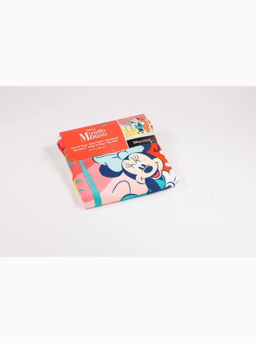 Poncho de Plage Minnie Mouse Disney 55x110cm – Surf Tropical – Capuche – 100% Polyester – Licence Of - Kiabi