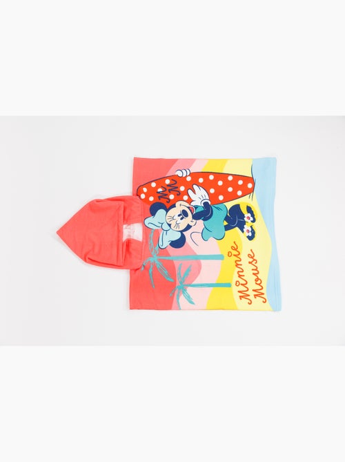 Poncho de Plage Minnie Mouse Disney 55x110cm – Surf Tropical – Capuche – 100% Polyester – Licence Of - Kiabi
