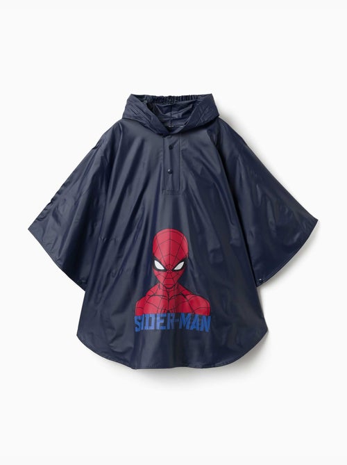 Poncho de pluie à capuche avec imprimés Spider-Man - Kiabi Poncho de pluie à capuche avec imprimés Spider-Man - Kiabi