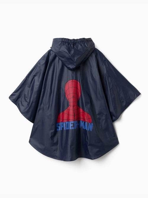Poncho de pluie à capuche avec imprimés Spider-Man - Kiabi Poncho de pluie à capuche avec imprimés Spider-Man - Kiabi