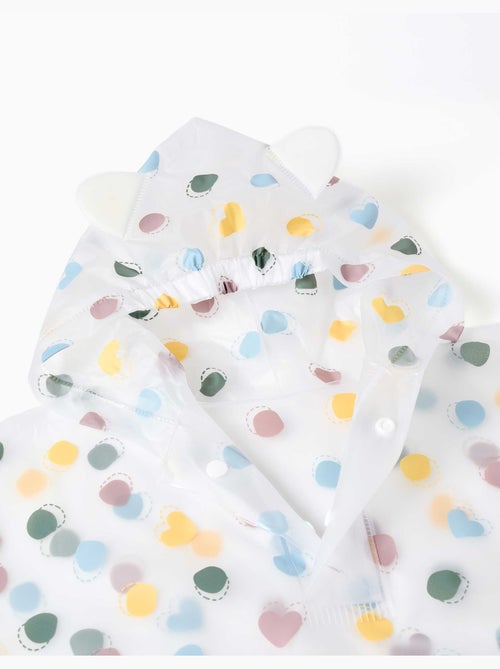 Poncho de pluie à capuche avec motif à pois - Kiabi Poncho de pluie à capuche avec motif à pois - Kiabi