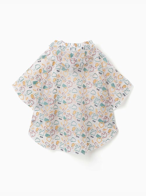 Poncho de pluie avec capuche et imprimé - Kiabi Poncho de pluie avec capuche et imprimé - Kiabi