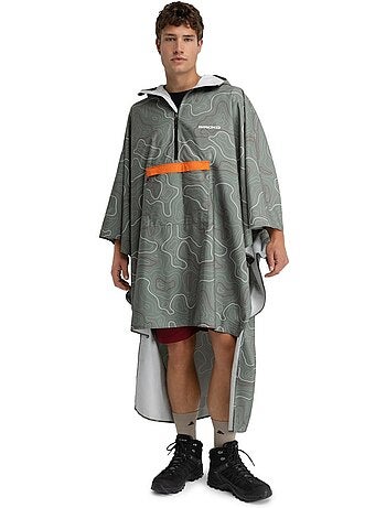 Poncho de pluie imperméable randonnée randonnée homme et femme rinjani