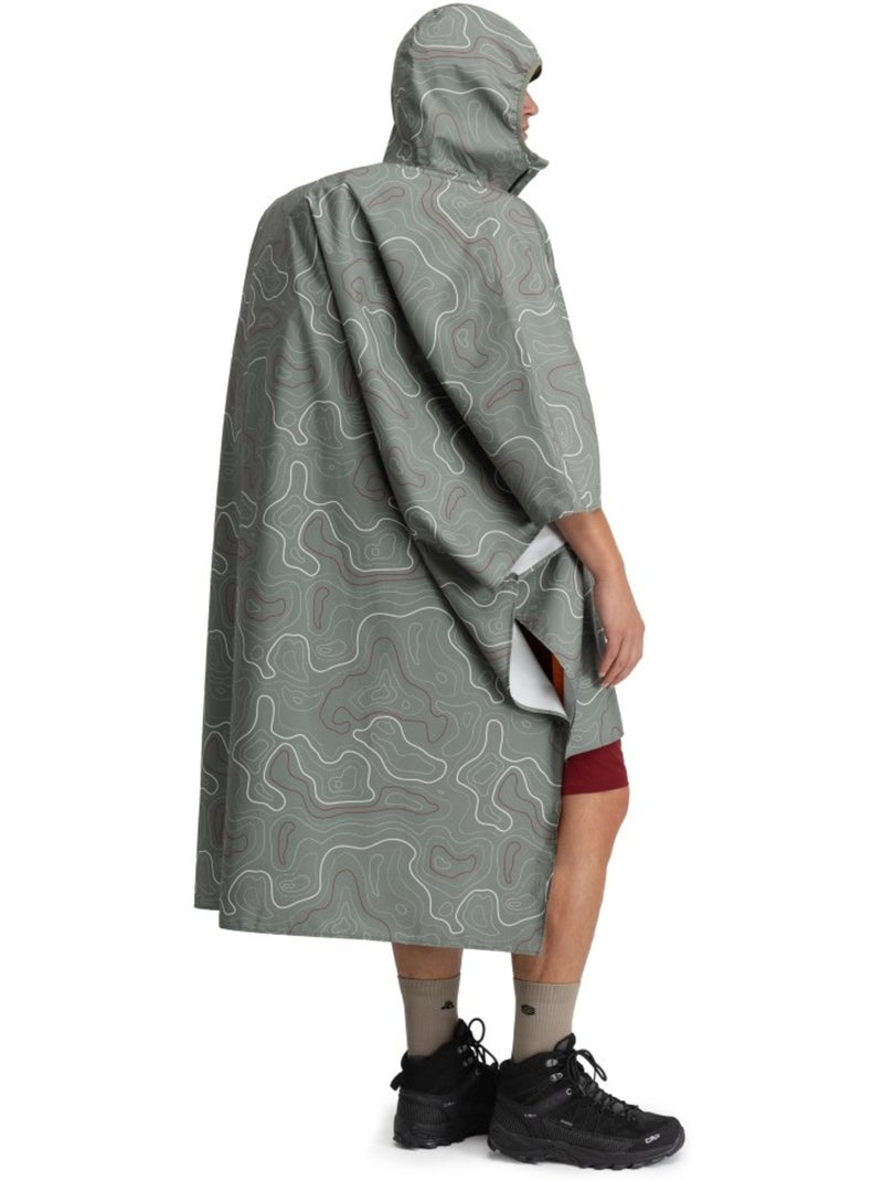 Poncho de pluie imperméable randonnée randonnée homme et femme rinjani Vert - Kiabi