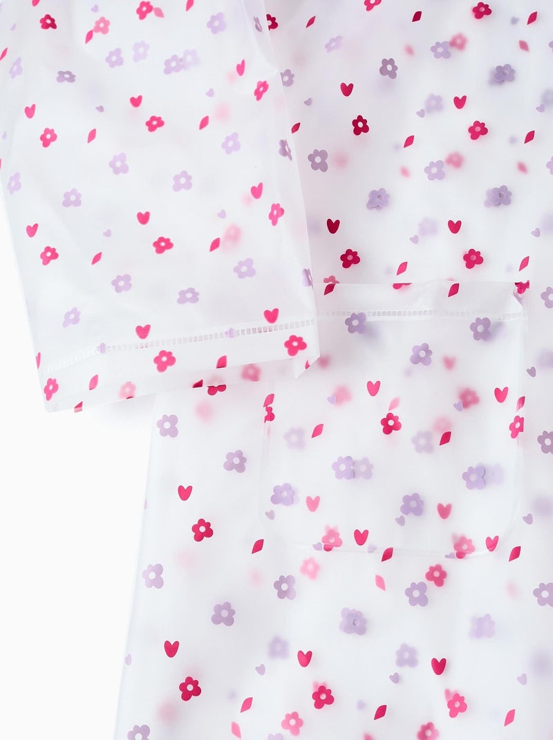 Poncho de pluie mackintosh, à capuchon NEW YORK Mauve - Kiabi