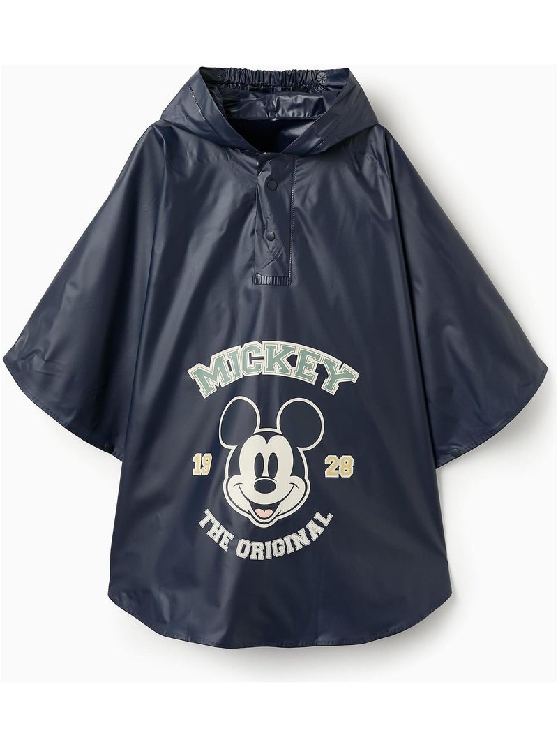 Poncho de pluie mackintosh, avec capuche, MICKEY Bleu foncé - Kiabi