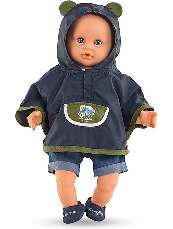 Poncho De Pluie "Petit Explorateur" pour poupon 30 cm