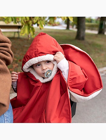 Bemini Poncho de voyage Waterproof et teddy