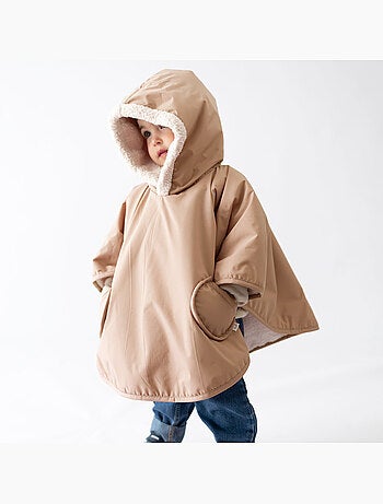 Poncho de voyage bébé pour siège auto - au chaud sous la pluie