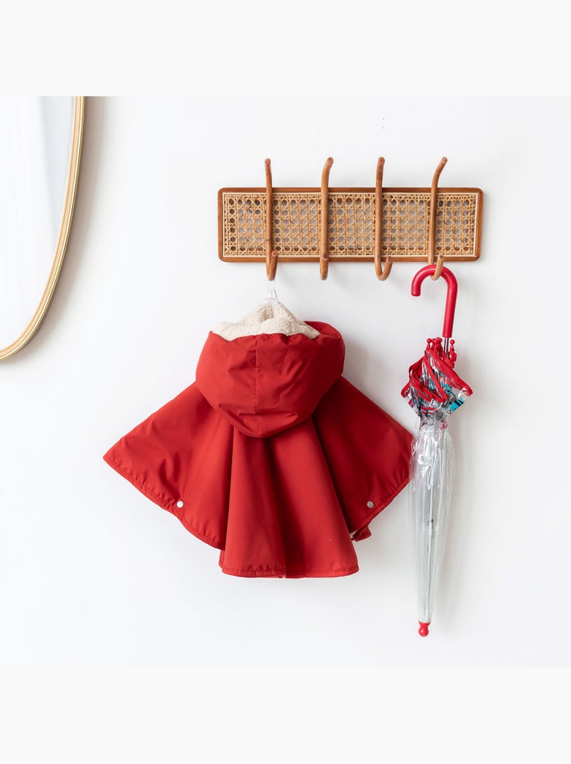 Poncho de voyage bébé pour siège auto - au chaud sous la pluie Rouge carmin - Kiabi
