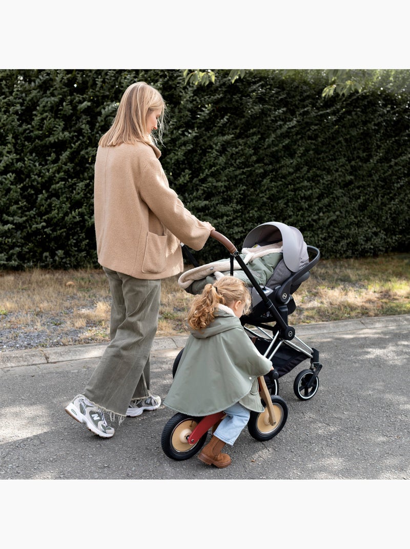 Poncho de voyage bébé pour siège auto - au chaud sous la pluie Vert - Kiabi