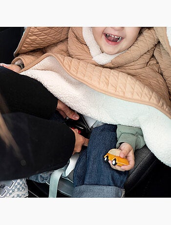 Poncho de voyage bébé pour siège auto - dehors bien au chaud