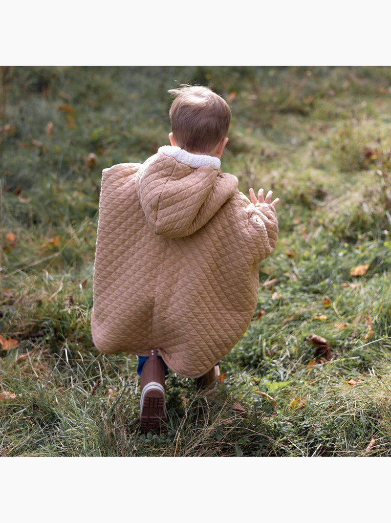 Poncho de voyage bébé pour siège auto - dehors bien au chaud Beige - Kiabi