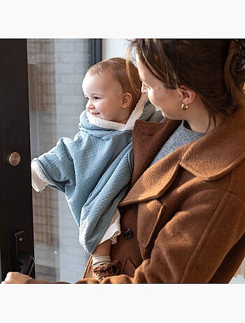 Poncho de voyage bébé pour siège auto - dehors bien au chaud