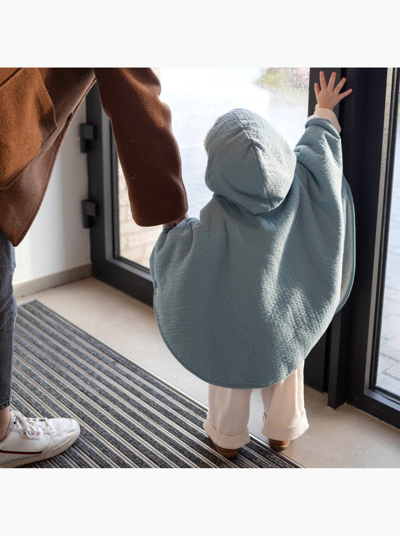 Poncho de voyage bébé pour siège auto - dehors bien au chaud Bleu foncé - Kiabi