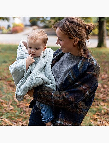 Poncho de voyage bébé pour siège auto - dehors bien au chaud