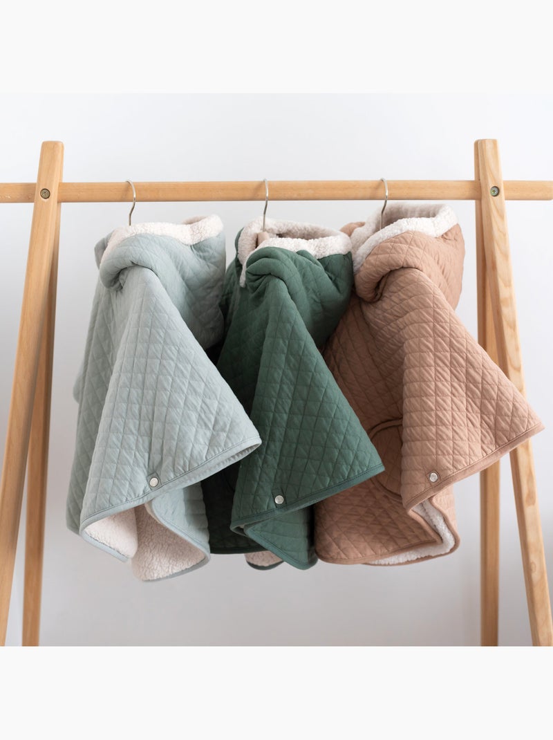 Poncho de voyage bébé pour siège auto - dehors bien au chaud Vert chèvrefeuille - Kiabi