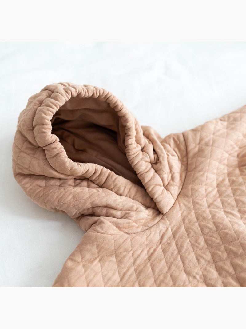 Poncho de voyage bébé pour siège auto - matelassé mi saison Beige - Kiabi