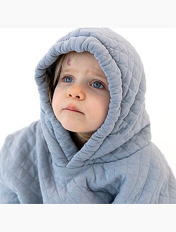 Poncho de voyage bébé pour siège auto - matelassé mi saison