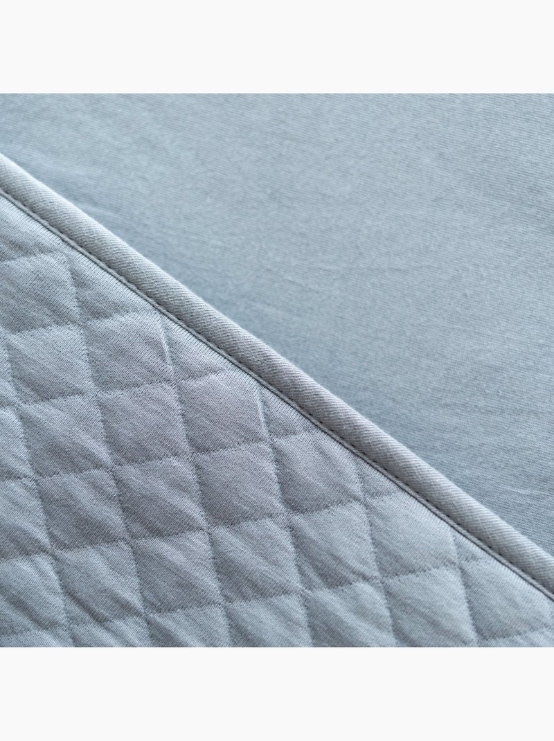Poncho de voyage bébé pour siège auto - matelassé mi saison Bleu gris - Kiabi