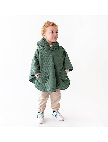 Poncho de voyage bébé pour siège auto - matelassé mi saison