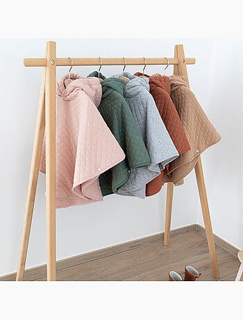 Poncho de voyage bébé pour siège auto - matelassé mi saison