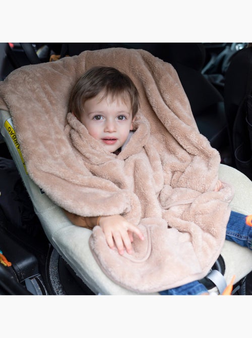 Poncho de voyage bébé pour siège auto - moelleux douceur - Kiabi