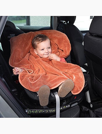 Poncho de voyage bébé pour siège auto - moelleux douceur