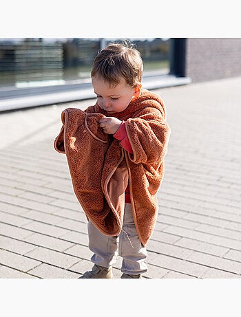Poncho de voyage bébé pour siège auto - moelleux douceur