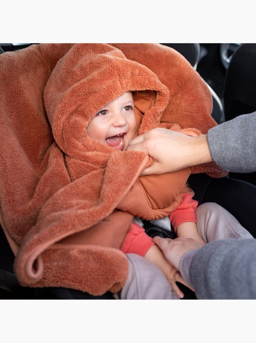 Poncho de voyage bébé pour siège auto - moelleux douceur - Kiabi