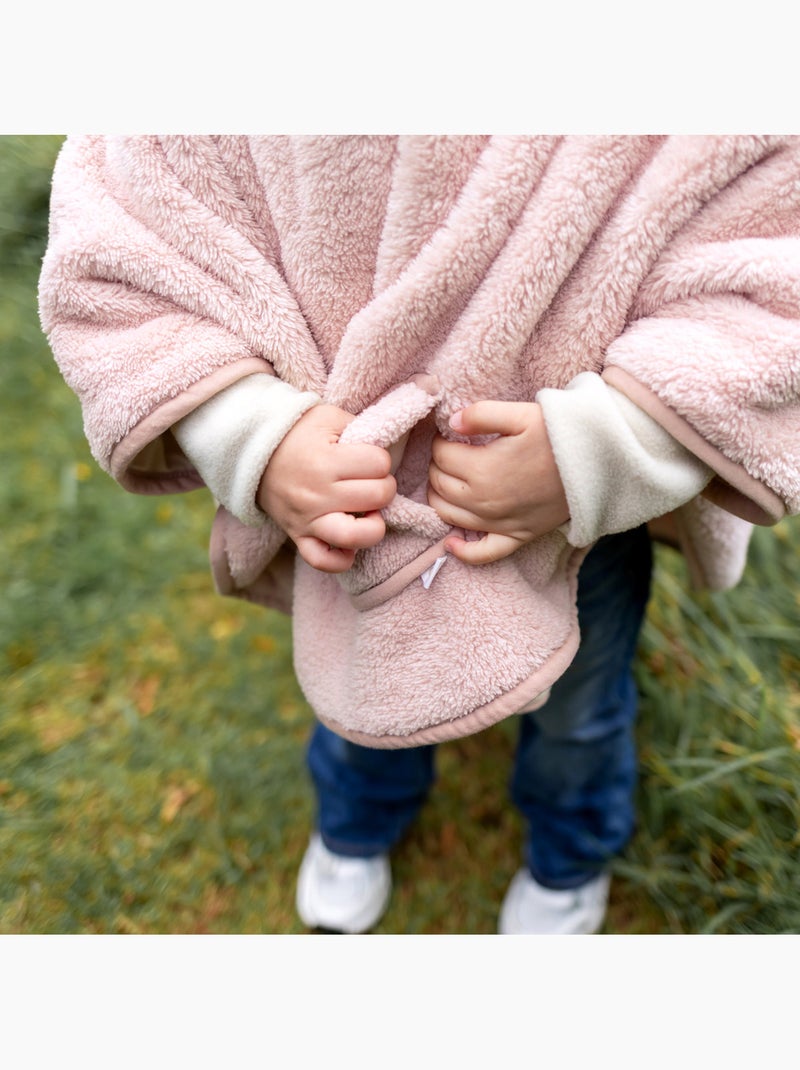 Poncho de voyage bébé pour siège auto - moelleux douceur Rose clair - Kiabi