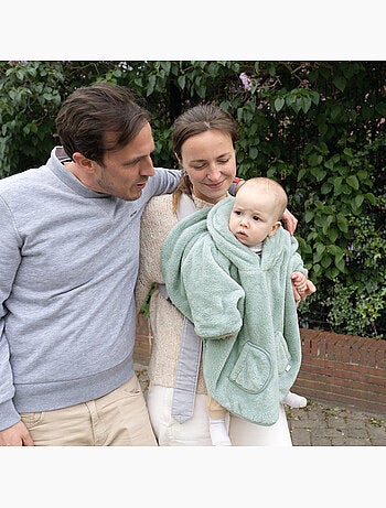 Poncho de voyage bébé pour siège auto - moelleux douceur