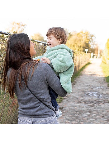 Poncho de voyage bébé pour siège auto - moelleux douceur