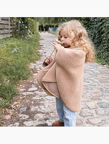 Poncho de voyage bébé pour siège auto - teddy douillet