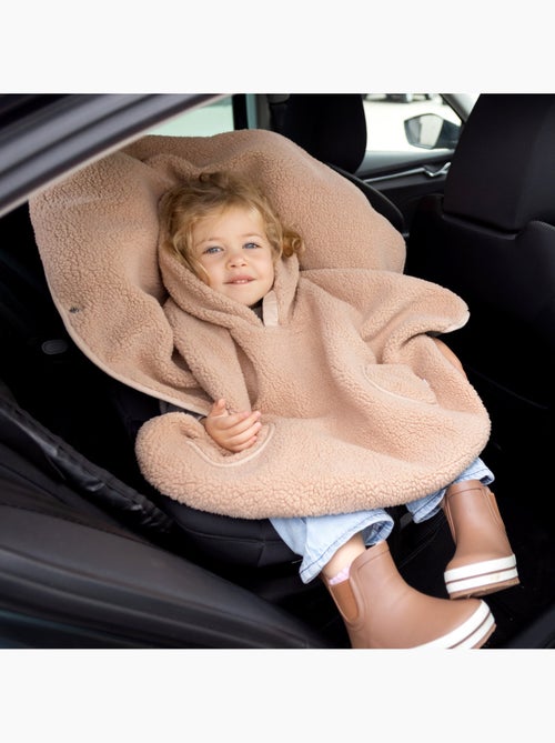 Poncho de voyage bébé pour siège auto - teddy douillet - Kiabi