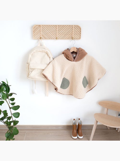 Poncho de voyage bébé pour siège auto - teddy douillet - Kiabi