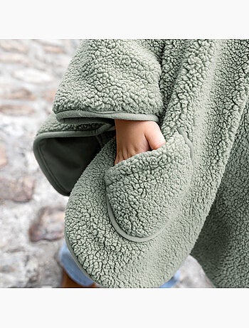 Poncho de voyage bébé pour siège auto - teddy douillet