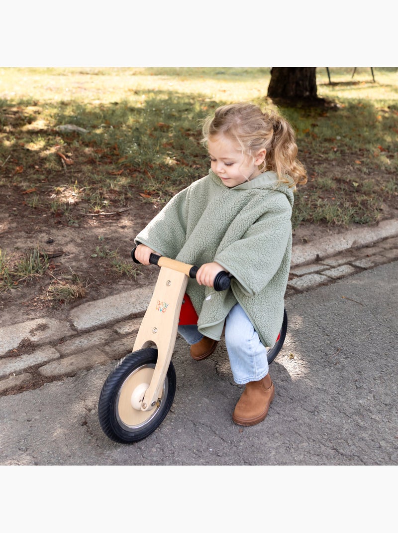 Poncho de voyage bébé pour siège auto - teddy douillet Kaki - Kiabi