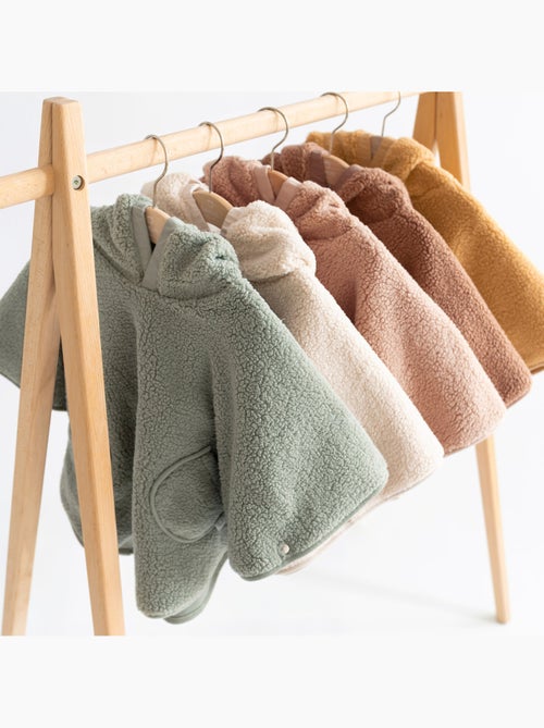 Poncho de voyage bébé pour siège auto - teddy douillet - Kiabi