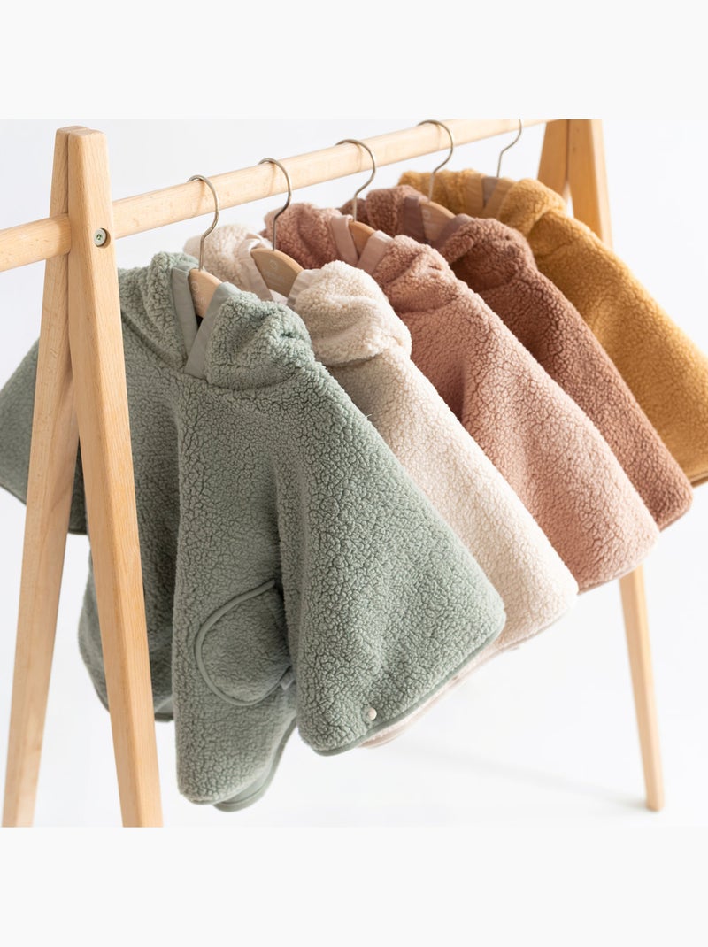 Poncho de voyage bébé pour siège auto - teddy douillet Kaki - Kiabi
